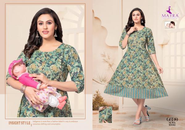 Mayra Good News Vol 2 cambric Designer Feeding Kurti Collection